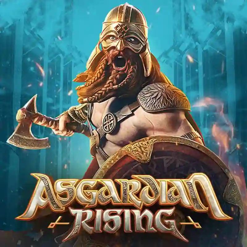 Asgardian Rising slot game cover